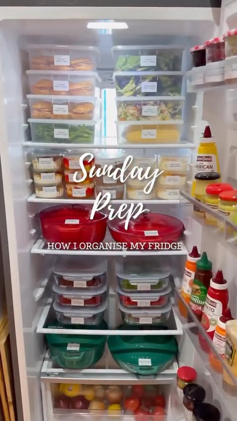 Instagram post by @our_cosy_kitchen_ for NIIMBOT. Caption reads: Using the @niimbot M2 to label my Sunday food....