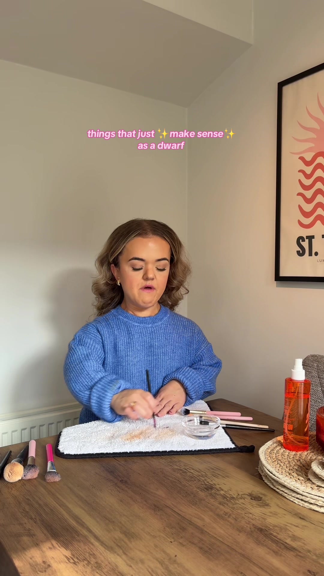 TikTok post by @lucysleight2 for ISOCLEAN. Caption reads: [...] just make sense as a dwarf ✨ @ISOCLEAN #fyp....