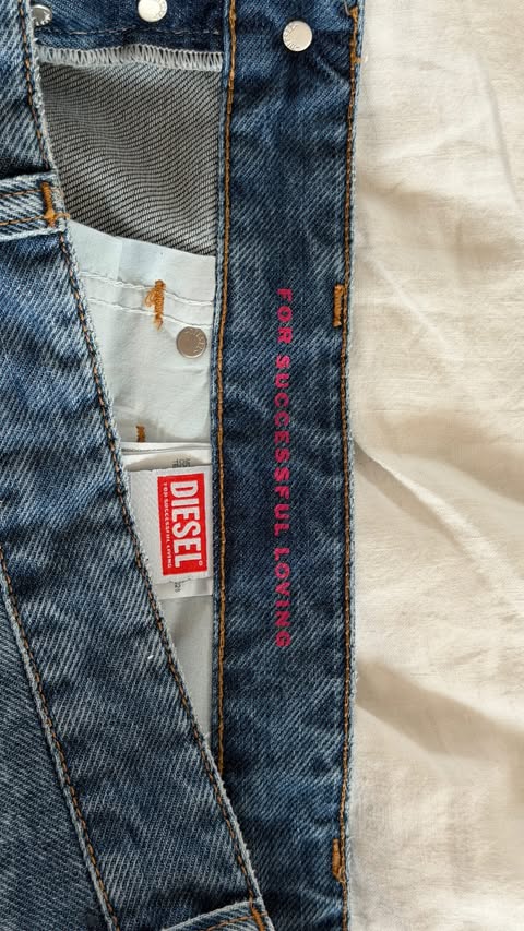 Instagram post by @rommel.anna for Diesel. Caption reads: [...] “successful loving” for yourself? @diesel....