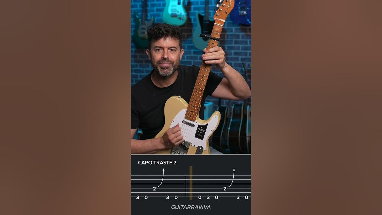 YouTube post by @guitarraviva for Fender. Caption reads: @fender Vintera II [...].