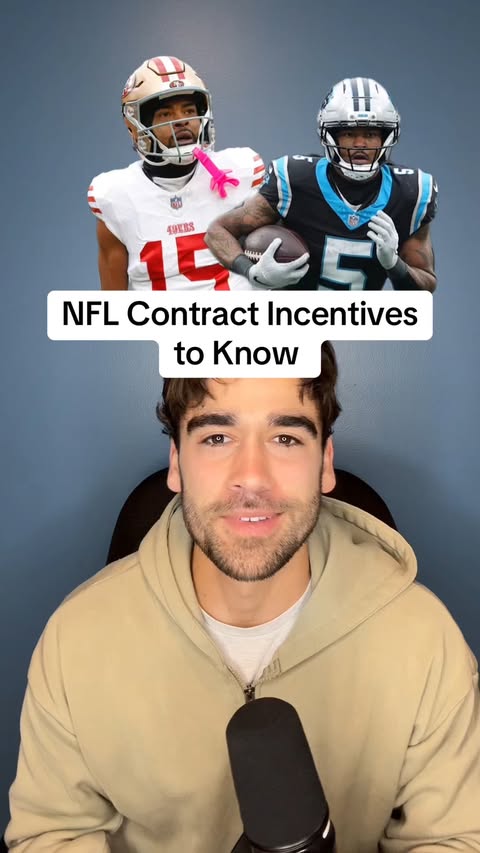 Instagram post by @joelsmythfantasy for Yahoo. Caption reads: The contract incentives to know about as we....