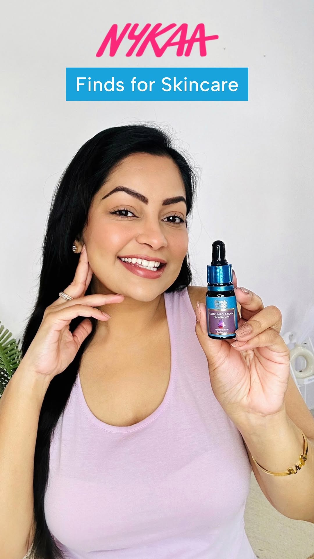 Instagram post by @vidhi.bhargava_ for Blue Nectar. Caption reads: Experience the power of nature’s finest....