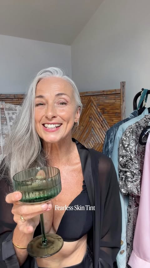 Instagram post by @lollystreek for Trinny London. Caption reads: [...] to look like my skin, just better.....