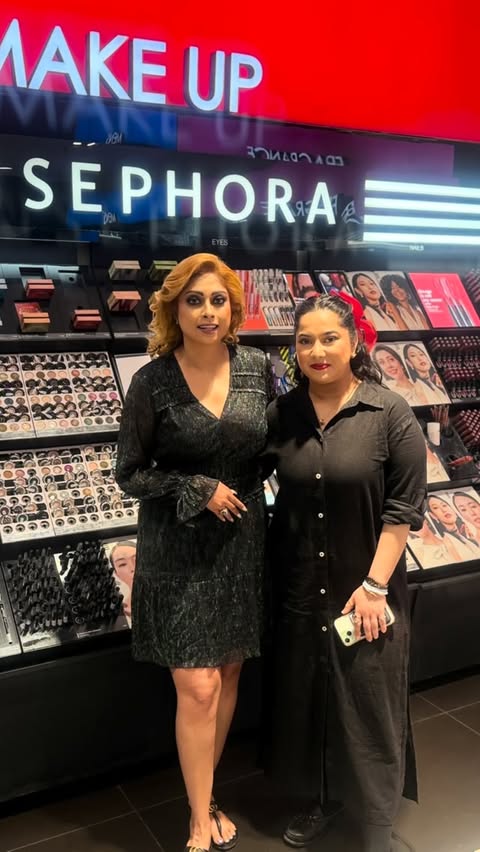 Instagram post by @lopamudramandalofficial for Elizabeth Arden. Caption reads: [...] for the Iconic Skincare Brand....