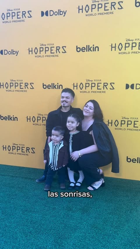 Instagram post by @theegarciafamily_ for Pixar. Caption reads: Hoppers only in theatres March 6. @pixar #Hoppers.
