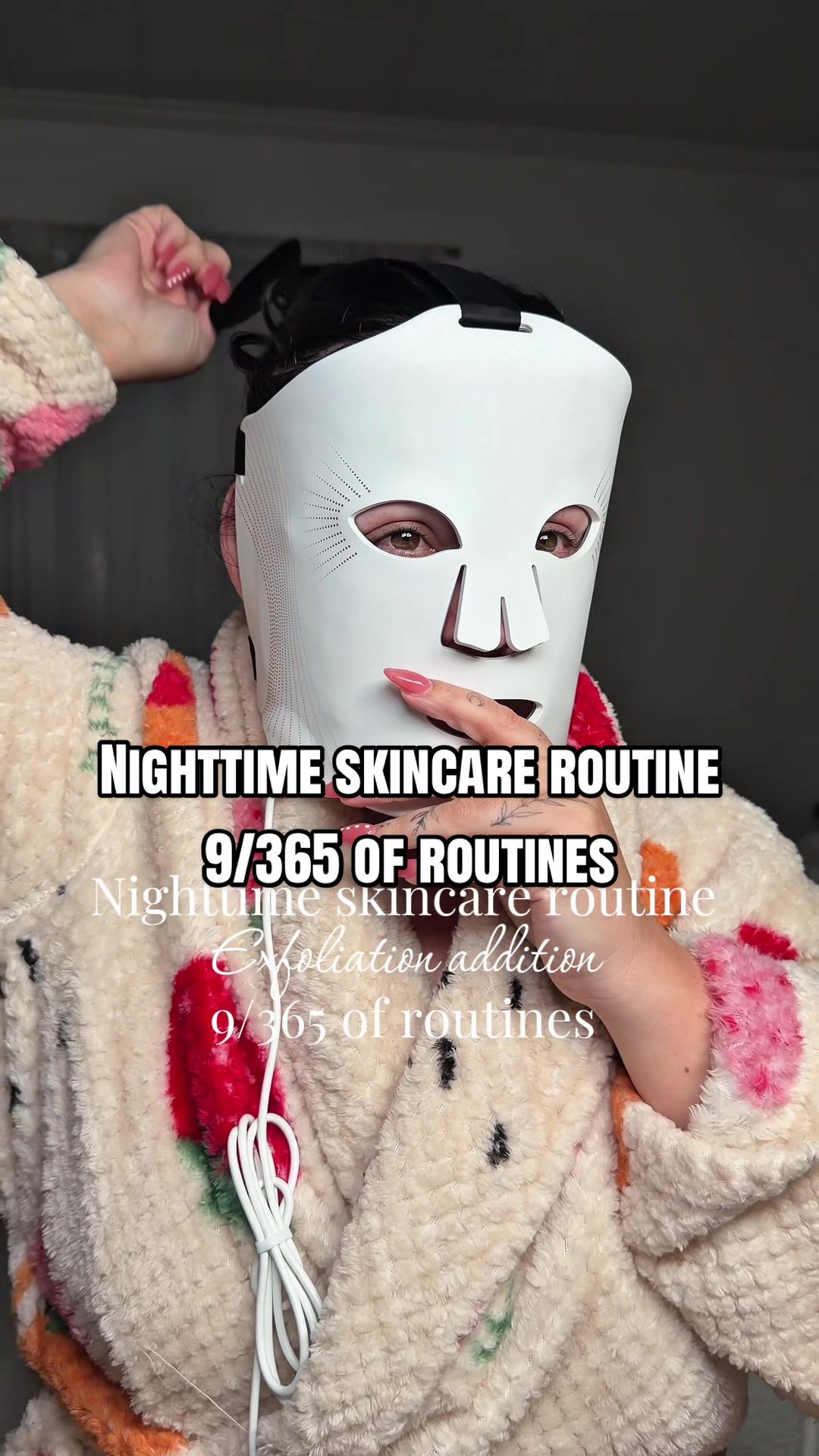 TikTok post by @dailyglowwithdes for Experiment Beauty. Caption reads: [...] @cocokind @Dr.Althea @COSRX US @Experiment....