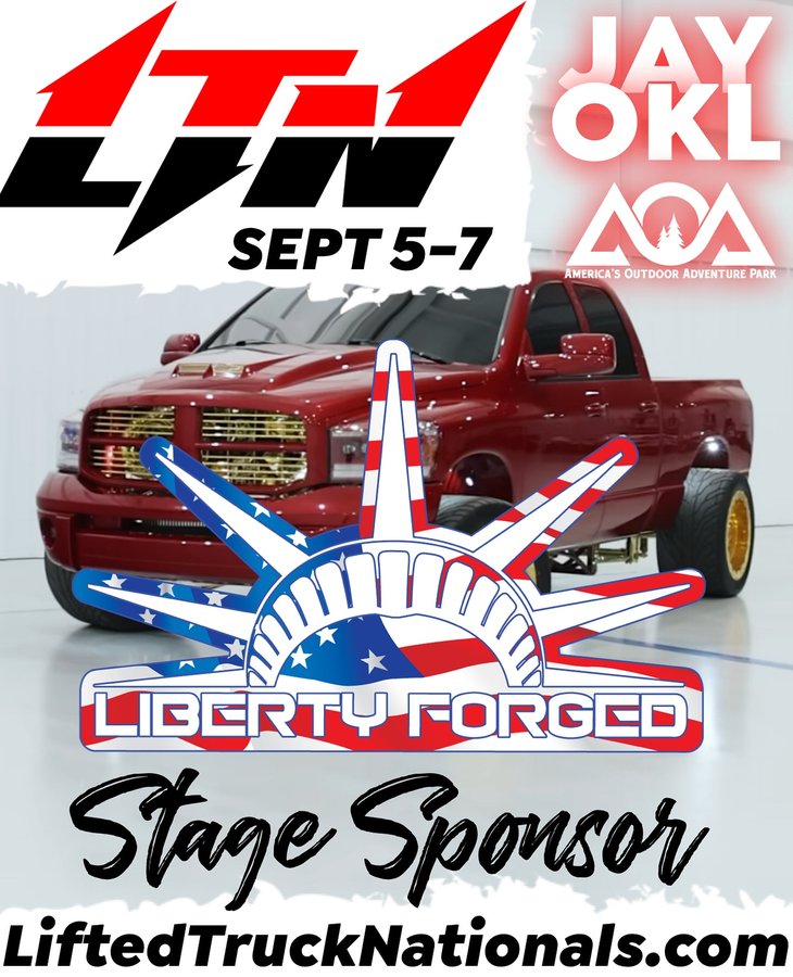 Instagram post by @kegmedia for Liberty Forged. Caption reads: Give it up for @libertyforged our Main Stage....