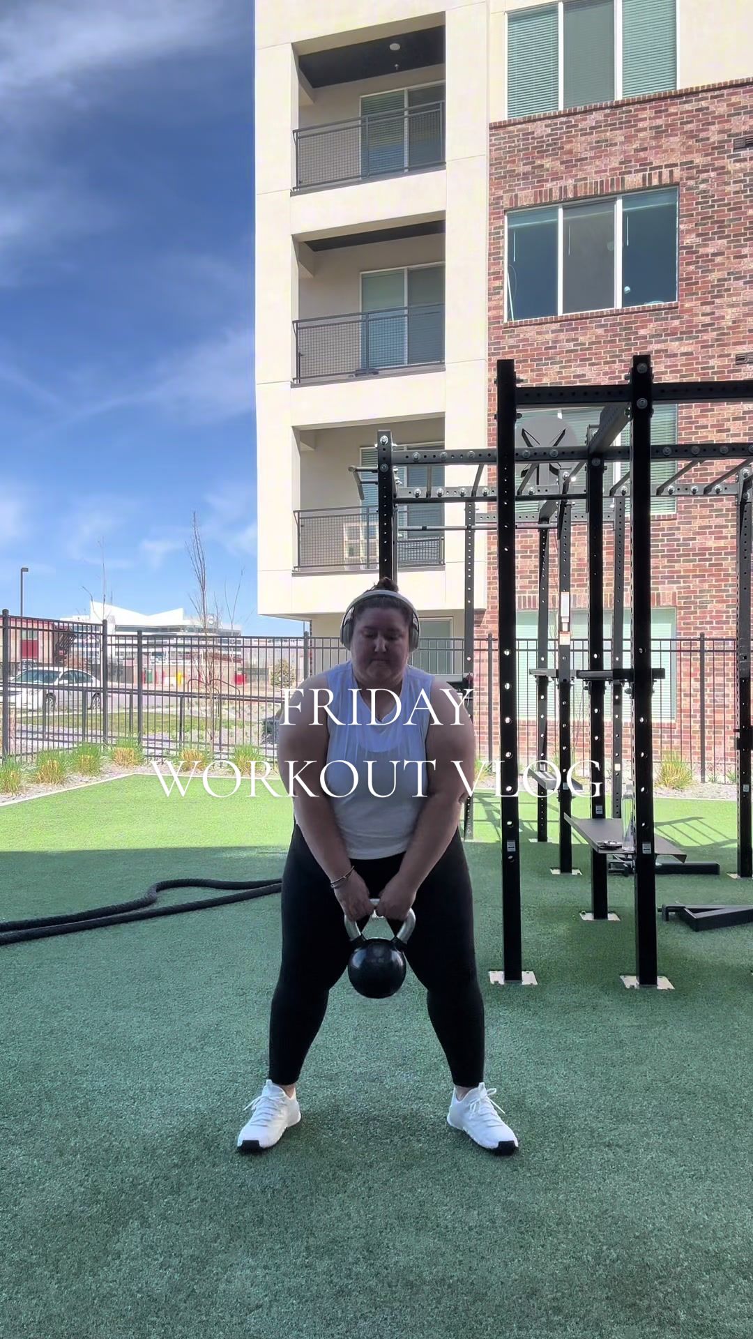 TikTok post by @alejandra_n_h for Alani Nutrition. Caption reads: Friday workout brought to you by @Christy Ewing....