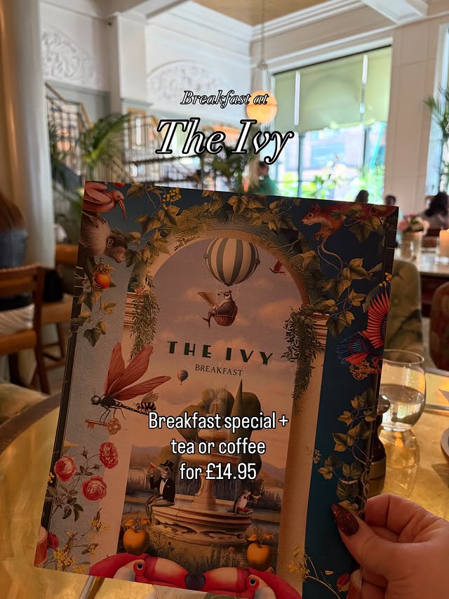 Instagram post by @mumsglasgowmeals for The Ivy Collection. Caption reads: #ad Brooke and I popped into @the_ivy_collection....