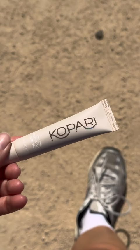 Instagram post by @jordynn.ann for Kopari Beauty. Caption reads: spend the morning w/ me & @koparibeauty 🤸🏼‍♂️....