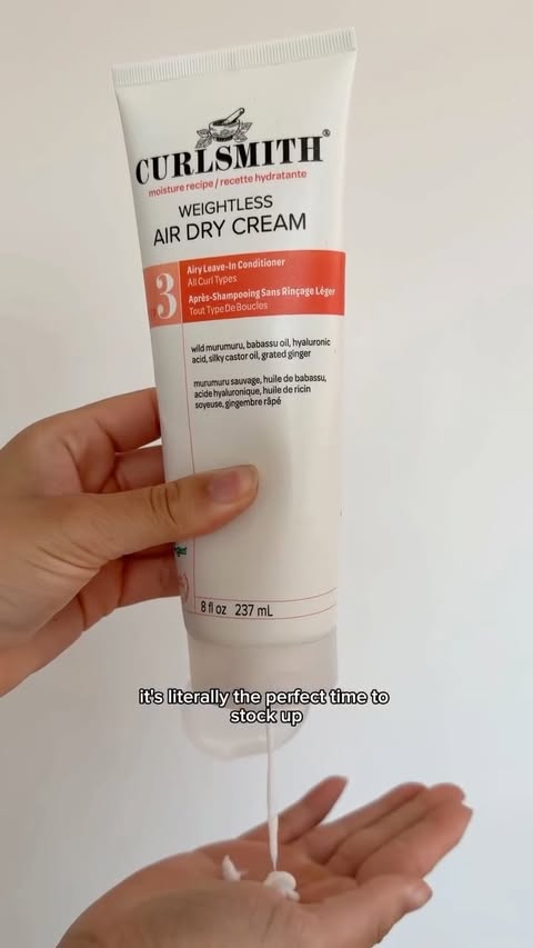 Instagram post by @curlswithalexa for CURLSMITH. Caption reads: [...] up on my favorites. Here I’m using the....
