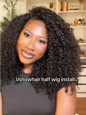 TikTok post by @arriisbad for Vshow Hair. Caption reads: Straight from the scalp! @VSHOW HAIR @VSHOW HAIR....