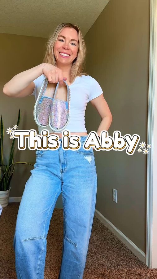 Instagram post by @coolthingswithabby for AZALEA WANG. Caption reads: [...] ✨ thanks to the BRITTANY sneakers by....
