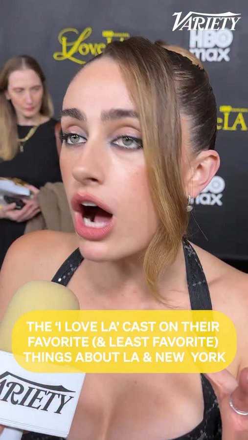 Instagram post by @jhutch1992 for Variety. Caption reads: The cast of #ILoveLA share their favorite (& least....