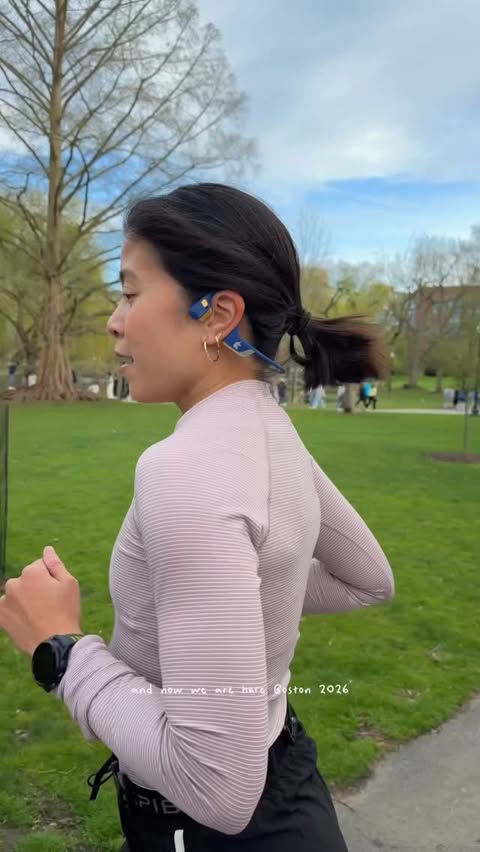 Instagram post by @mandymovez for Shokz. Caption reads: [...] up. Something to still be proud of.....