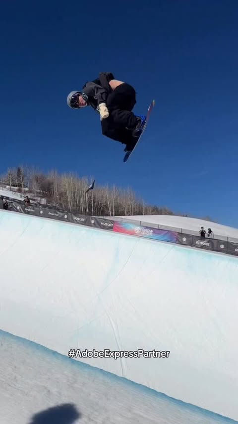 Instagram post by @_misomelon for Adobe. Caption reads: [...] @TheSnowLeague with templates and tag....