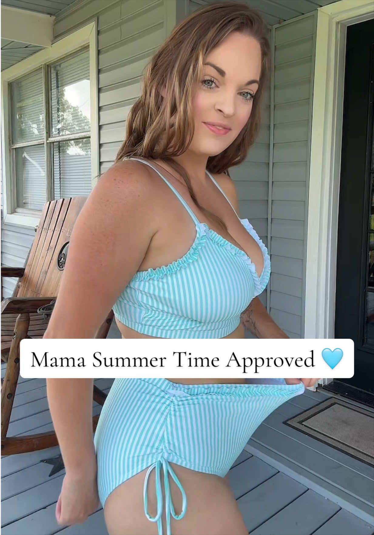 TikTok post by @brittanymolder for Aleumdr. Caption reads: [...] i and 134lbs 4’11 and in a Size M. @Aleumdr....