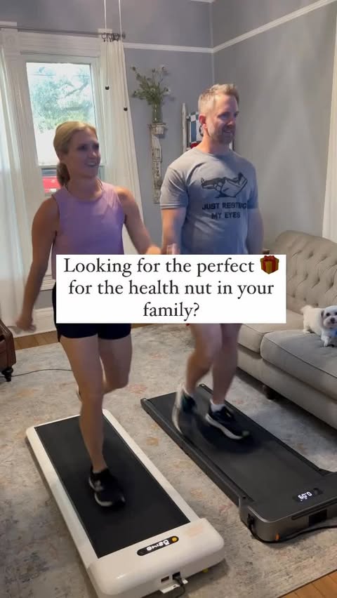 Instagram post by @betterwithage.together for WalkingPad. Caption reads: These walking pads have been a total game changer....