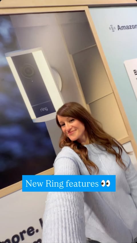 Instagram post by @jennaezarik for Ring. Caption reads: Last year during CES, I was watching the wildfires....