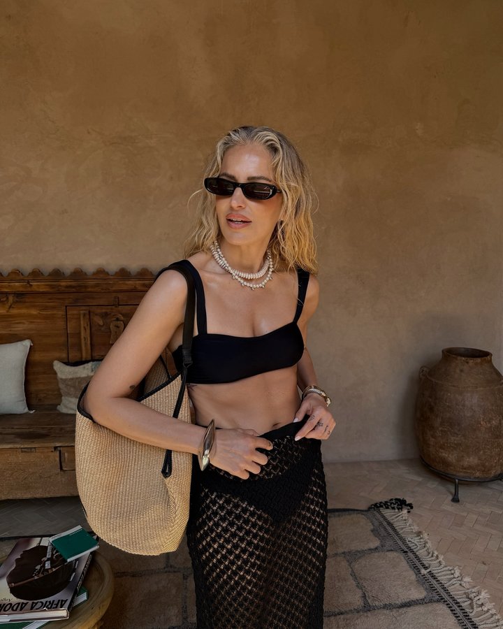 Instagram post by @burcues for Ipekyol. Caption reads: marrakesh moods ✨.. reklam.