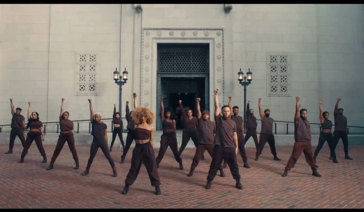 Instagram post by @paris_gladyss for TIAA. Caption reads: TIAA COMMERCIAL @tiaa 
Director: @flexgoddaps....