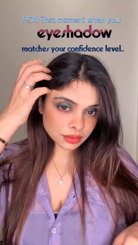 Instagram post by @shikha_a_free_soul_bird for Craze. Caption reads: Swipe. Blend. Slay😍🔥 Confidence level = crease....