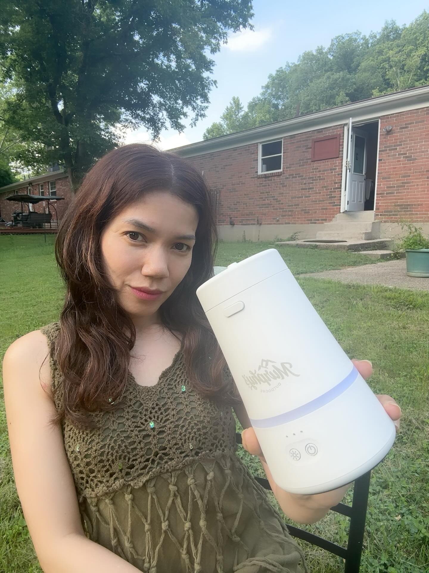 Instagram post by @elisa.aprilia_ for Stack Influence. Caption reads: @murphysnaturals Mosquito Dodger Zone Repellent....