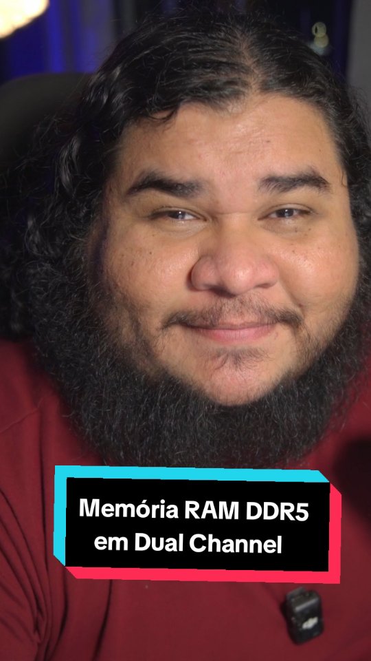 Instagram post by @agostinho.torres for Gvgmall. Caption reads: Dual Channel faz diferença em memória RAM DDR5,....