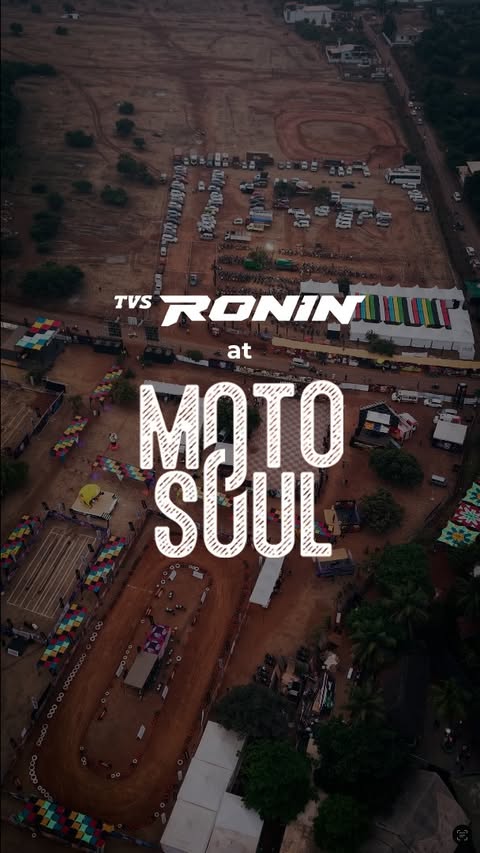 Instagram post by @ka05_hoonigan for TVS Motor Company. Caption reads: [...] to #RideUnscripted. Powered by TVS Motor....