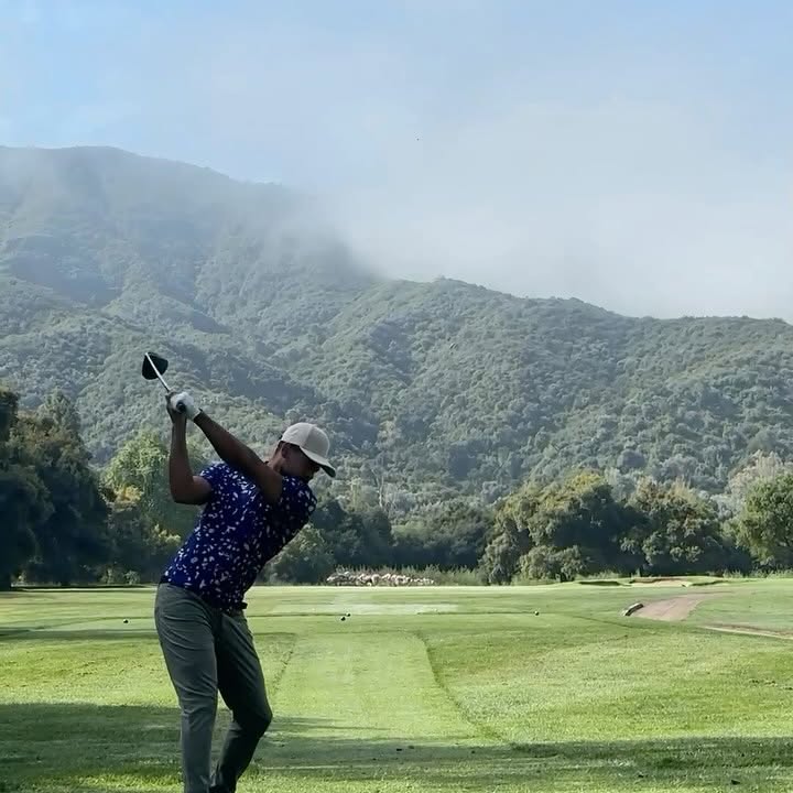 Instagram post by @zackttg for DICK'S Sporting Goods. Caption reads: Play a hole with me + #TeamMaxfli using the new....