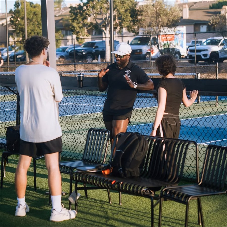 Instagram post by @iamcoreysanders for Twitch. Caption reads: Cali was a whole vibe. 
From palm trees to....