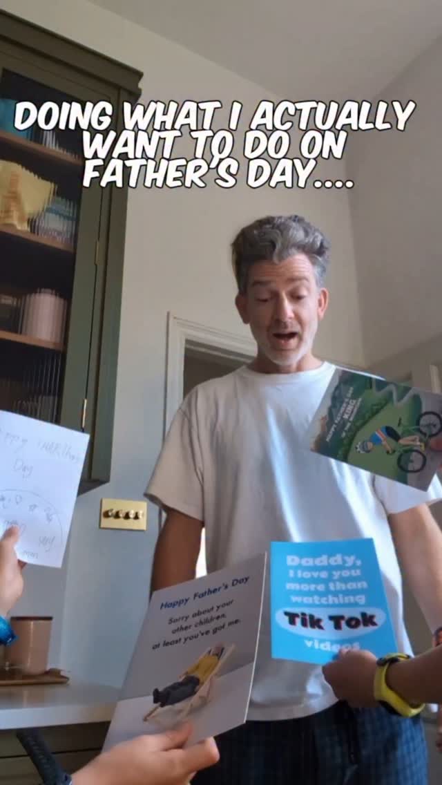 Instagram post by @father_of_daughters for MOJU Drinks. Caption reads: AD - Like most dads, I’m tired of being tired — so....