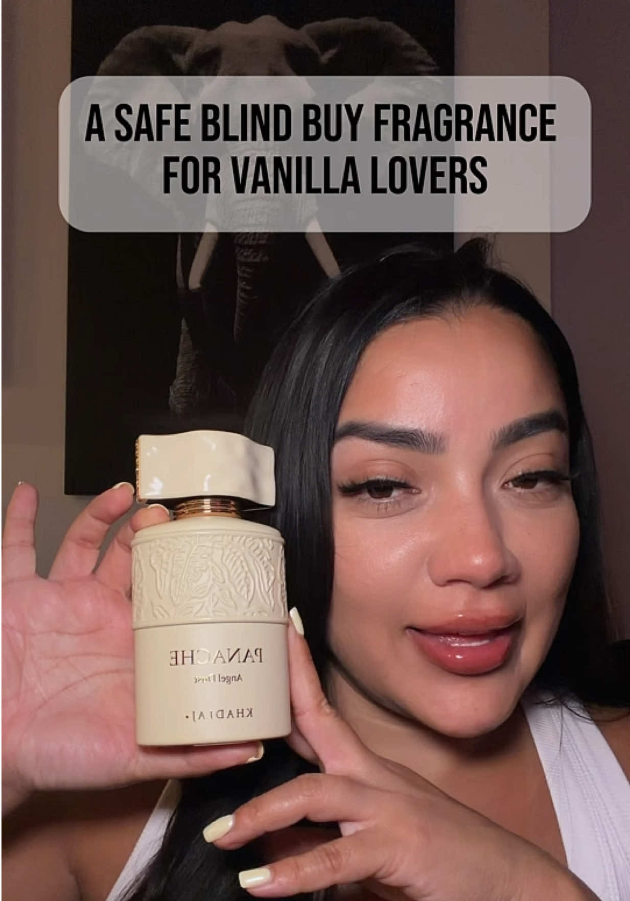 TikTok post by @kimberly__ar for Khadlaj Perfumes. Caption reads: @Khadlaj Perfumes truly impressed with this [...].