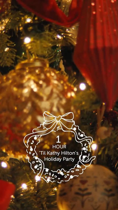 Instagram post by @kathyhilton for Lovesac. Caption reads: I thought I was being visited by a Christmas....