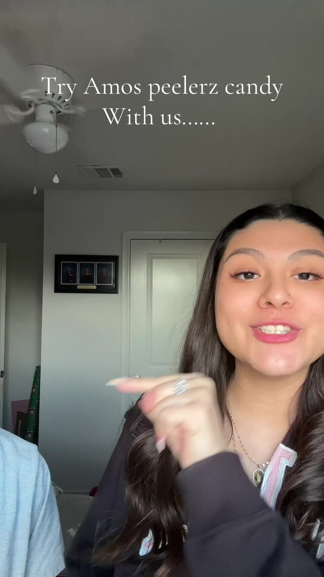 TikTok post by @la_jennynat for Amos Sweets. Caption reads: Thank you sm @Amos Sweets .