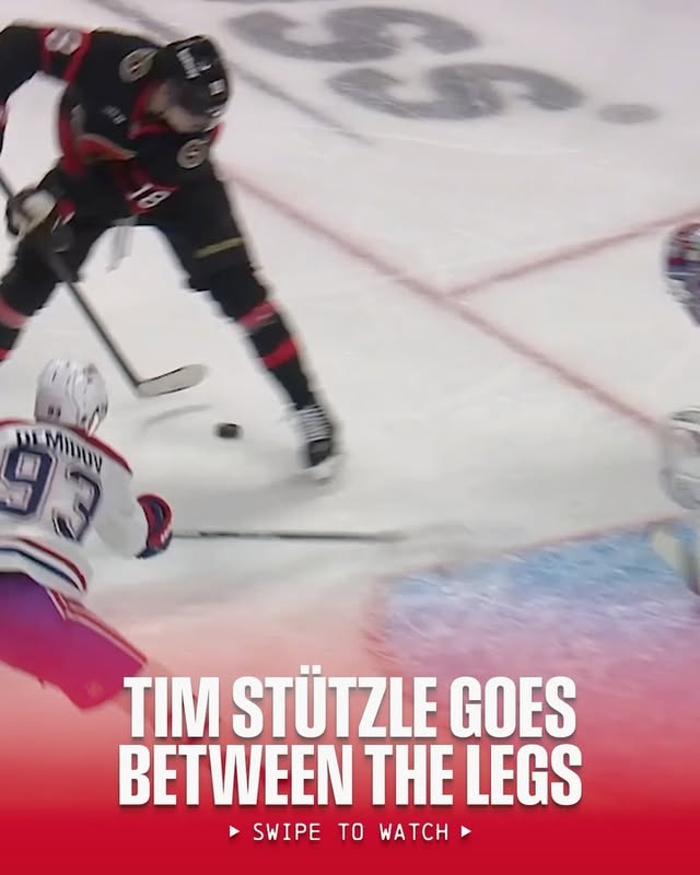 Instagram post by @nhlde for Scotiabank. Caption reads: THIS IS DISGUSTING 🤮 #HockeyDay 📺: @sportsnet &....