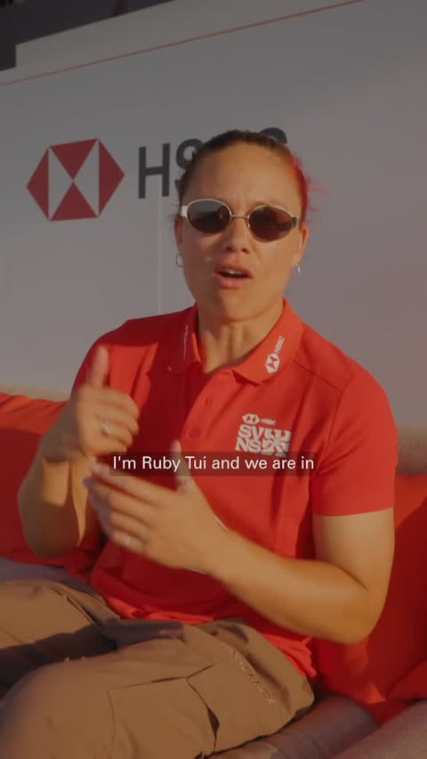 Instagram post by @rubytui for HSBC. Caption reads: [...] 🌠

It’s Hit or Miss with Ruby Tui.....