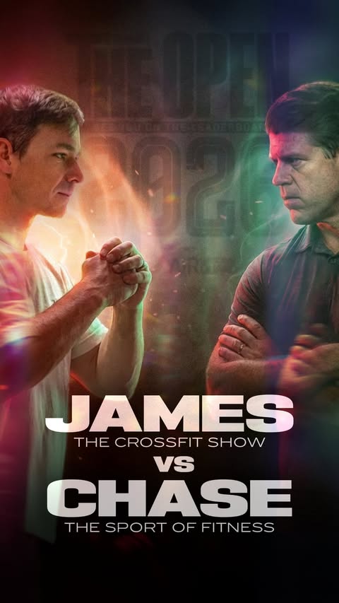 Instagram post by @jameshobart for CrossFit. Caption reads: [...] and going head-to-head during the 2026....