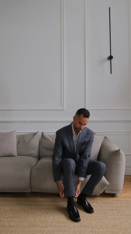 Instagram post by @hisootd for Men’s Wearhouse. Caption reads: I went shopping for some gift ideas, so you didn’t....