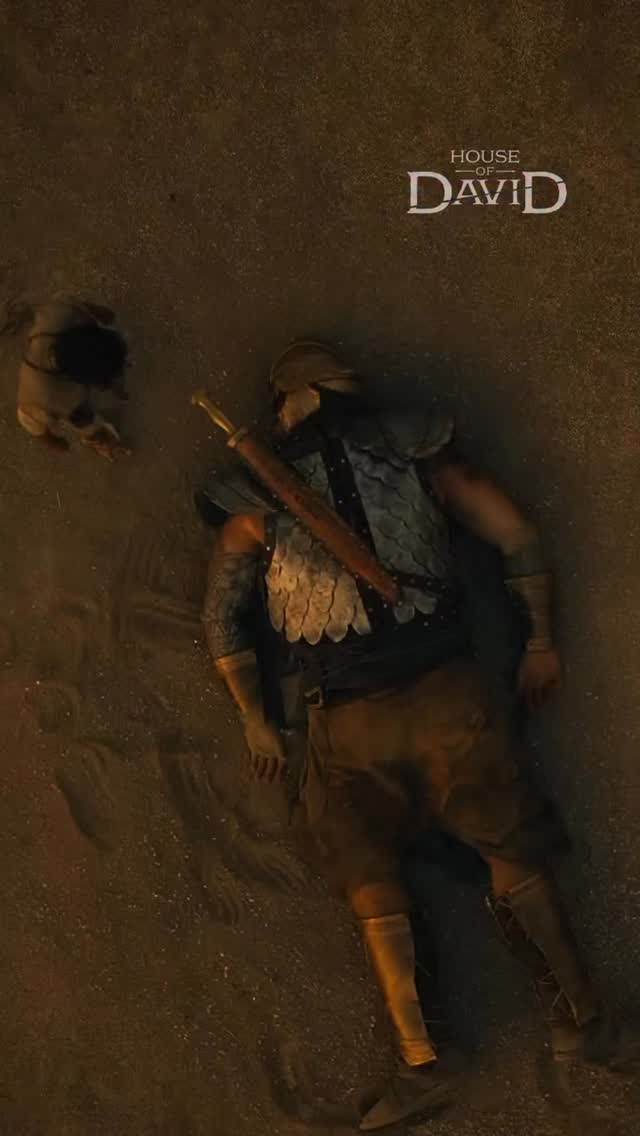 Instagram post by @mickoola for Hallow. Caption reads: Saints in 7 Days King David with @mickoola might....