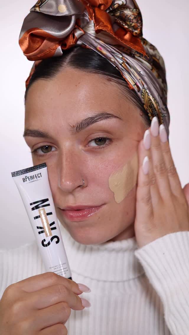 Instagram post by @saraaliloblack for BPerfect Cosmetics. Caption reads: @bperfectcosmetics NEW Skin Fusion - [...].