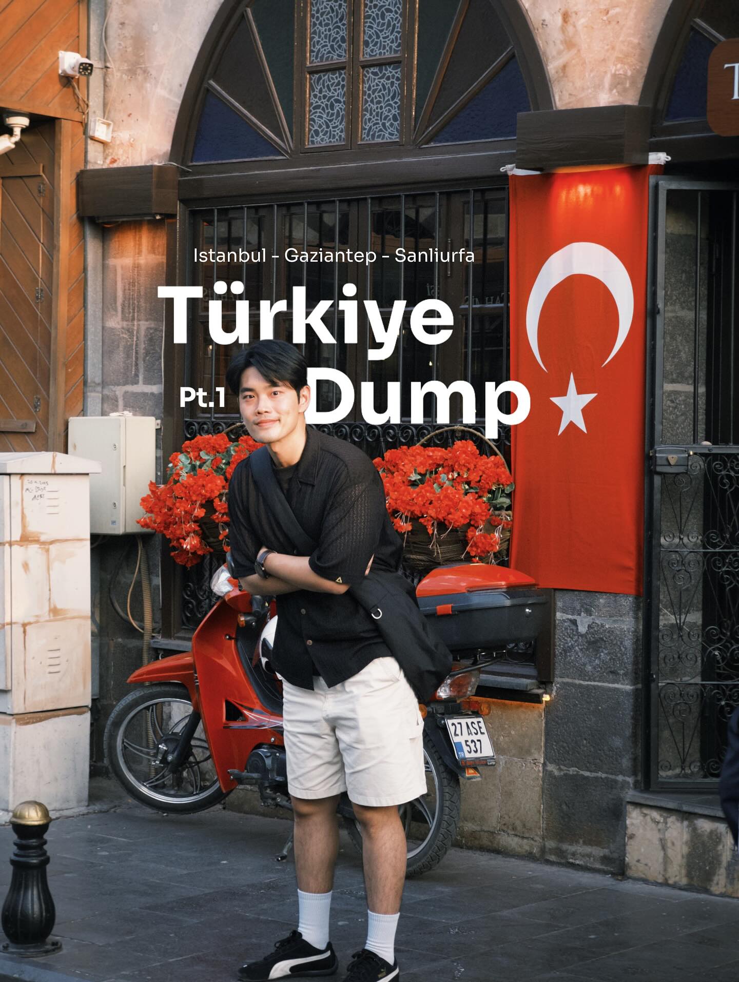 Instagram post by @moseswck for Turkish Airlines. Caption reads: Türkiye Dump Pt. 1

1. Hi from 🇹🇷 
2. TURKISH....