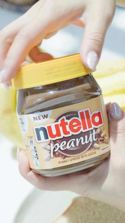 Instagram post by @ashyi for Nutella. Caption reads: #ad Forever a @nutella girl but yes, I’ll be....