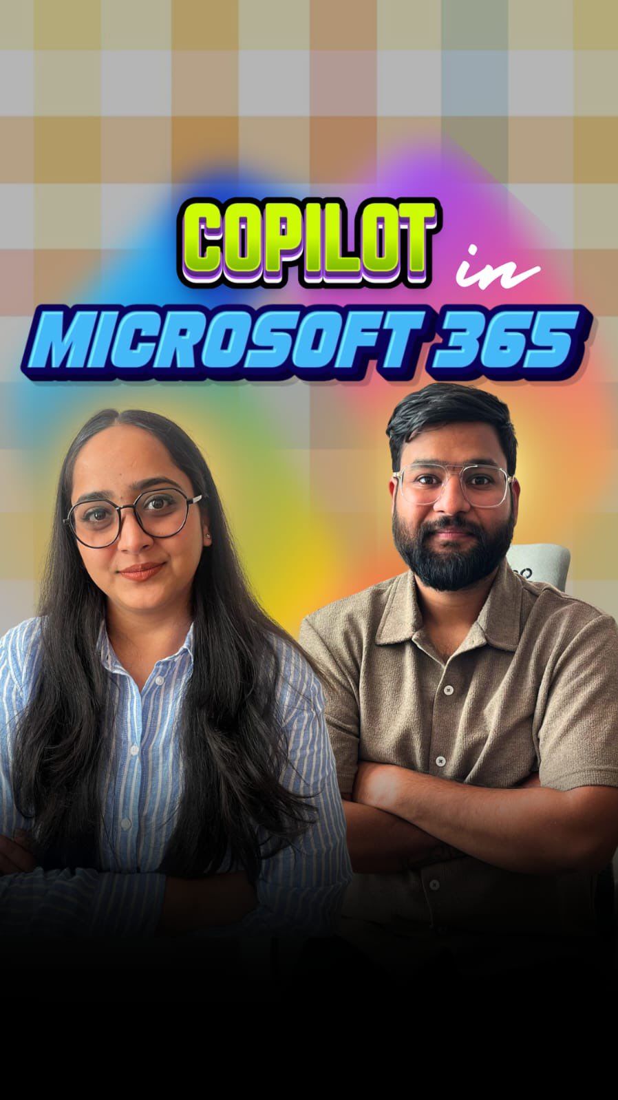 Instagram post by @meramentor.co for Microsoft. Caption reads: Say goodbye to manual work — Copilot in Microsoft....