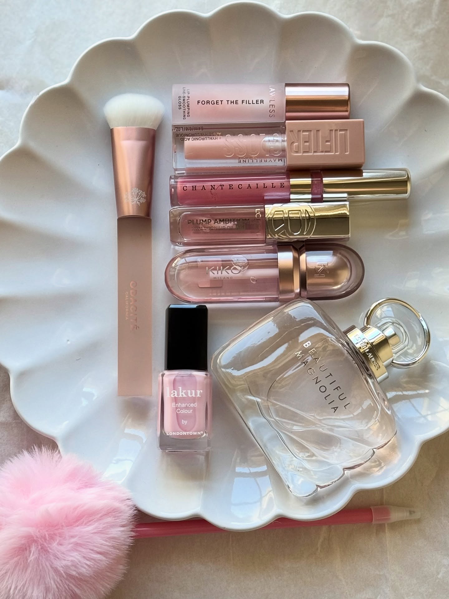 Instagram post by @maximalista_ for LAWLESS Beauty. Caption reads: Airy, pink and transparent, like a ballerina tutu....