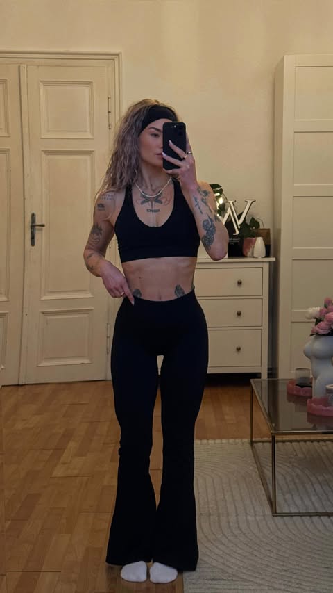 Instagram post by @celine_chiara for OACE. Caption reads: [...] RESTOCK/LAUNCH tomorrow 11am - @oace_sports....