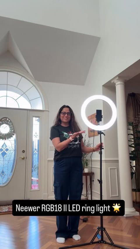 Instagram post by @samosaswmimosas for NEEWER. Caption reads: [...] content has been waiting for 🌟✨💫.

@neewer....