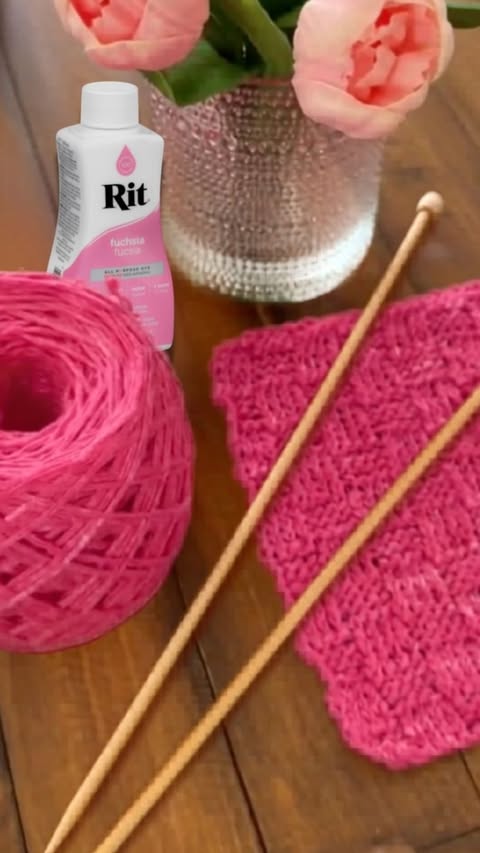 Instagram post by @ourshieldmaiden for Rit Dye. Caption reads: Reduce, reuse, recycle with @ritdye ♻️ #ritdye #ad....