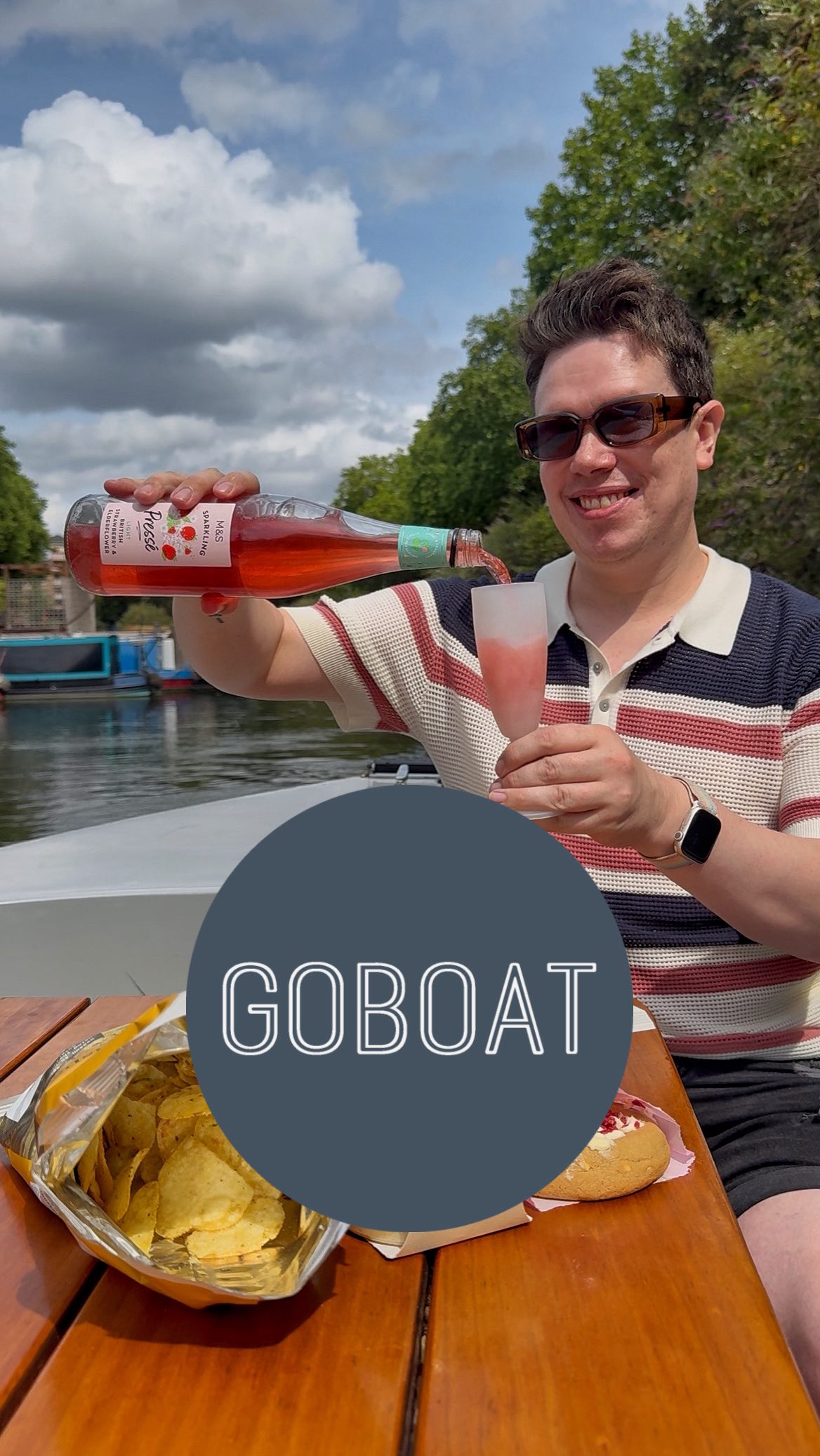 Instagram post by @yourscottishguide for Goboat. Caption reads: [...] the whole family will love? Say ahoy to....
