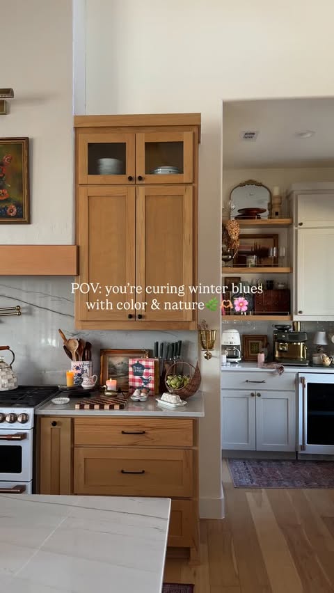 Instagram post by @the.rosie.home for Wayfair. Caption reads: Spring refresh in full swing with @wayfair 🌿....